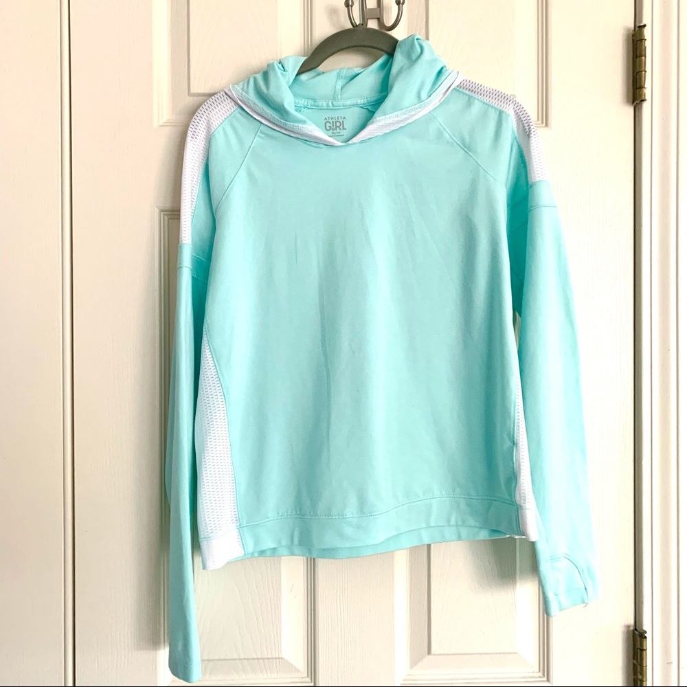 Athleta Girl Mint Green Hoodie